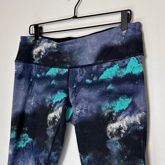 Lululemon Wunder Under Crop Denim Luon Milky Way 12 - Picture 3 of 6